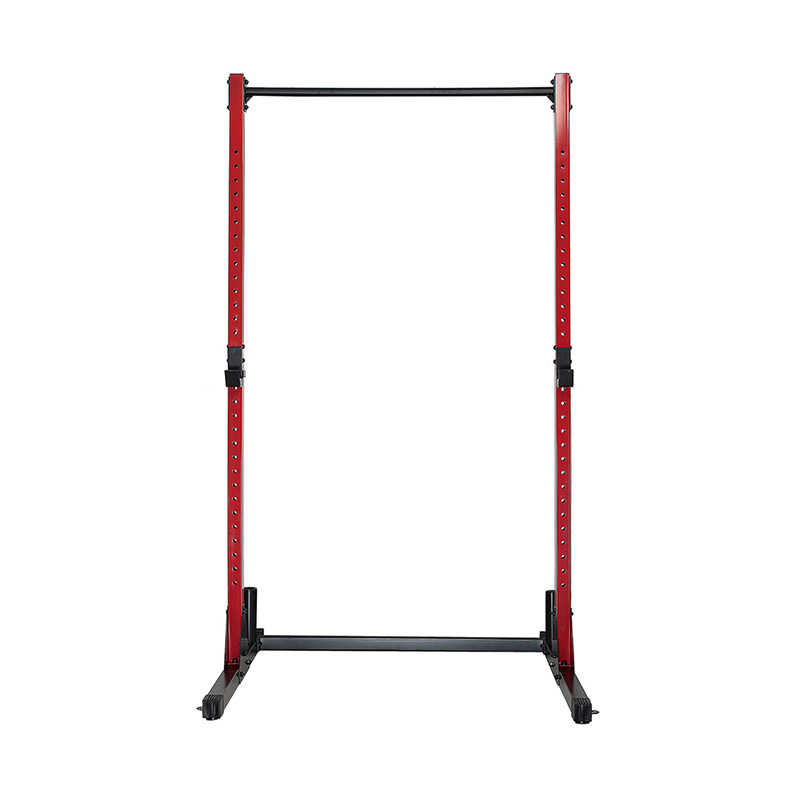 Red Power Cage ที่ปรับได้และทนทานสำหรับการฝึกความแข็งแกร่ง